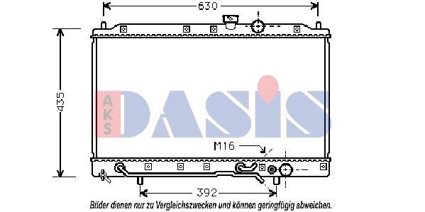 Radiator, engine cooling (140054N)