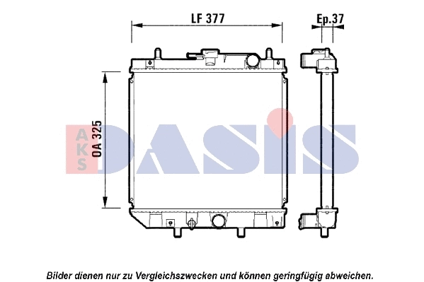 Radiator, engine cooling (360011N)