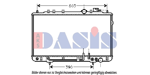 Radiator, engine cooling (560050N)