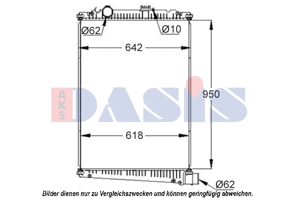 Radiator, engine cooling (290005S)