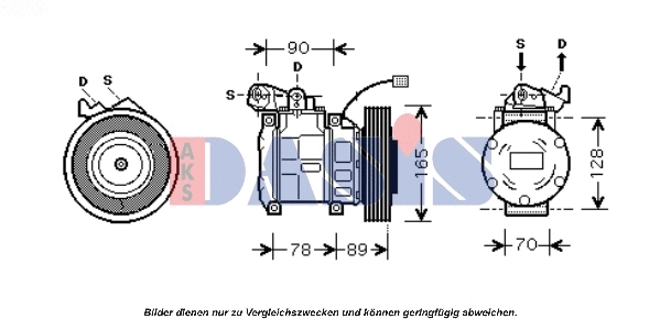 Compressor, air conditioning (851674N)
