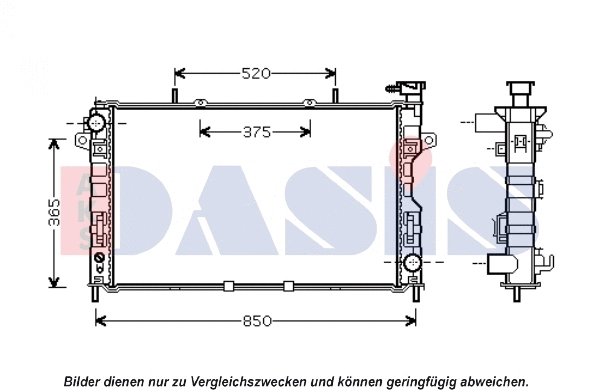 Radiator, engine cooling (520118N)