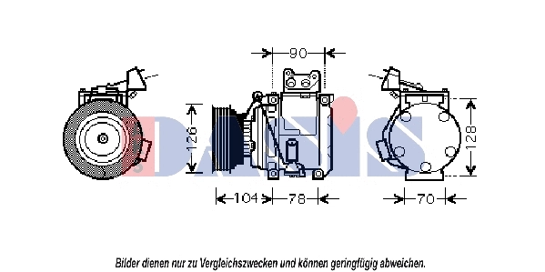 Compressor, air conditioning (851034N)