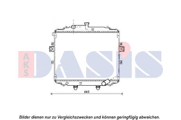 Radiator, engine cooling (560066N)