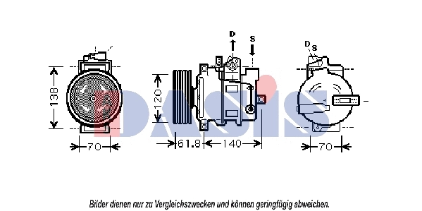 Compressor, air conditioning (851663N)