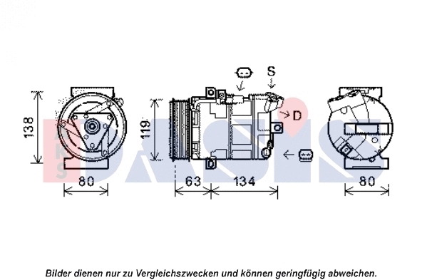 Compressor, air conditioning (851978N)