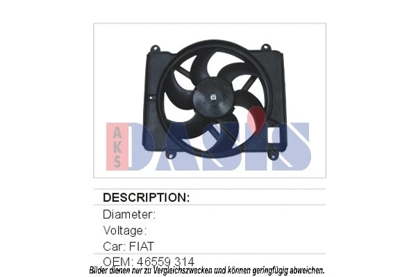 Fan, engine cooling (088270N)