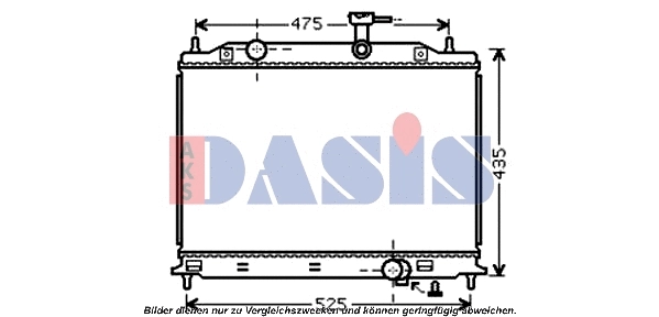 Radiator, engine cooling (510076N)