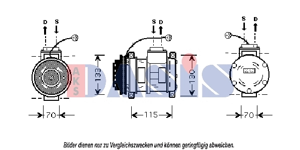 Compressor, air conditioning (851001N)