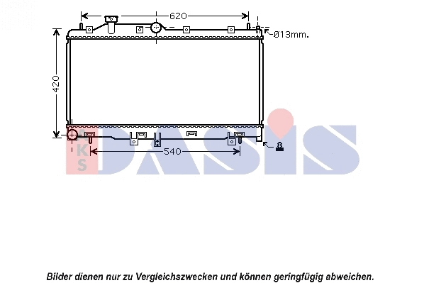 Radiator, engine cooling (350033N)