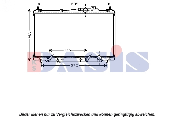 Radiator, engine cooling (100054N)