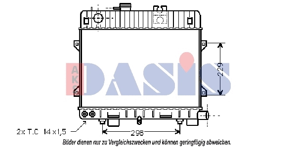 Radiator, engine cooling (051570N)