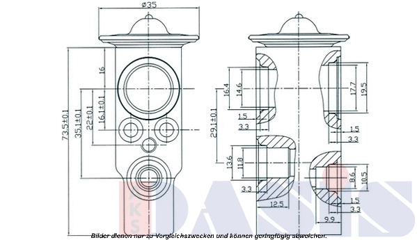 Expansion Valve, air conditioning (840054N)