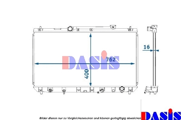 Radiator, engine cooling (210144N)