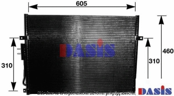 Condenser, air conditioning (522660N)