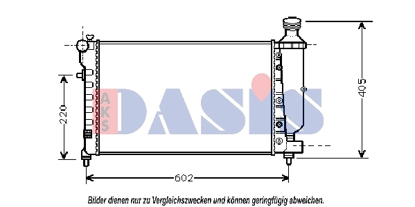 Radiator, engine cooling (060035N)