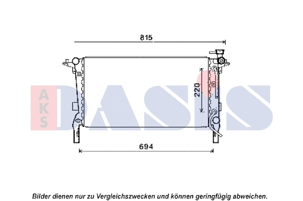 Radiator, engine cooling (560063N)