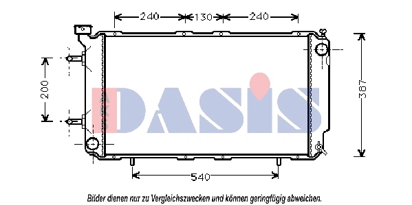 Radiator, engine cooling (350009N)