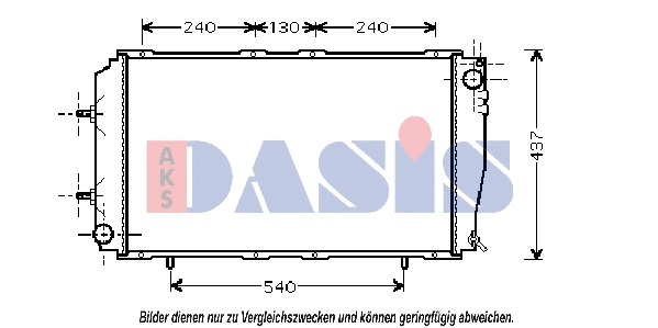 Radiator, engine cooling (350025N)