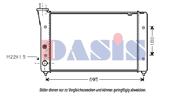 Radiator, engine cooling (041700N)