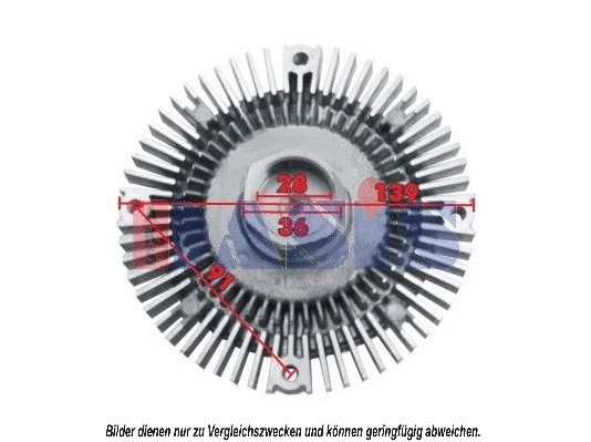 Clutch, radiator fan (128270N)