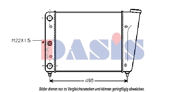 Radiator, engine cooling (040170N)