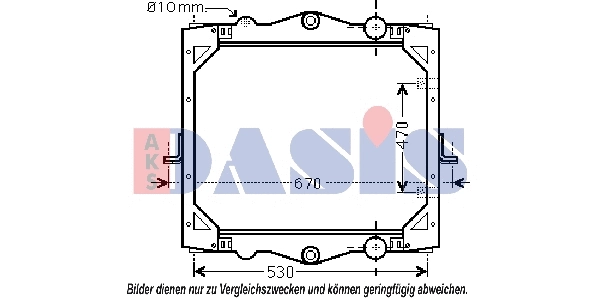 Radiator, engine cooling (290014N)