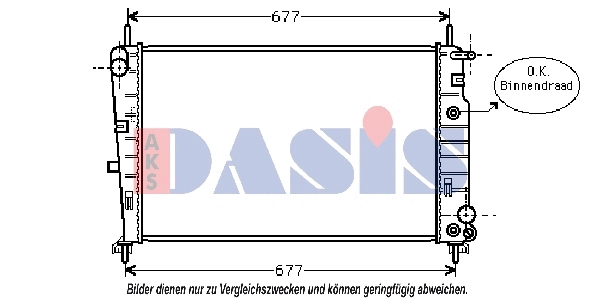 Radiator, engine cooling (090031N)