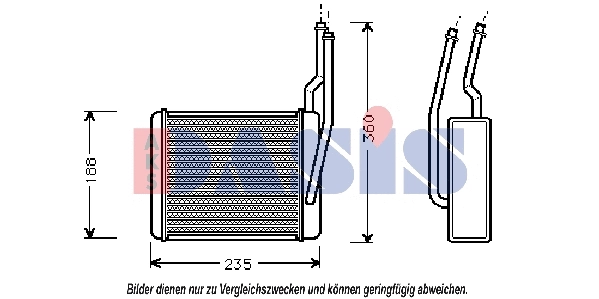 Heat Exchanger, interior heating (096003N)