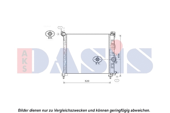 Radiator, engine cooling (150107N)