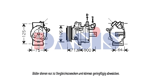 Compressor, air conditioning (851867N)