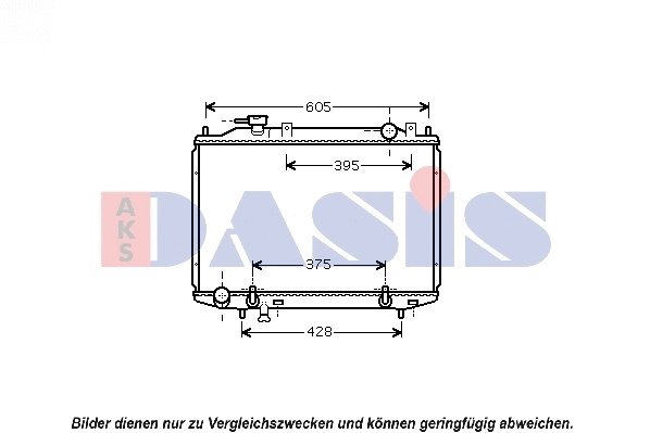 Radiator, engine cooling (110058N)