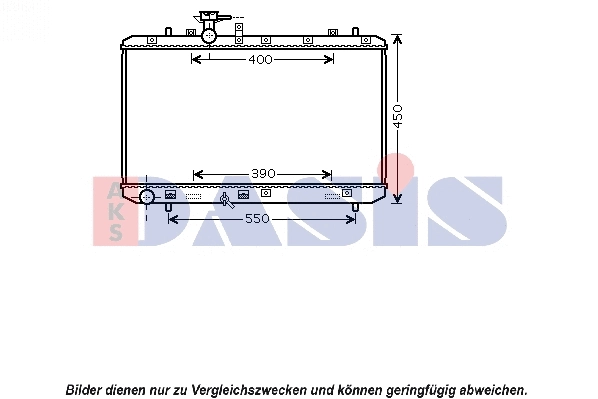 Radiator, engine cooling (320036N)