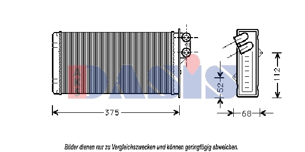 Heat Exchanger, interior heating (399070N)