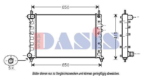 Radiator, engine cooling (300007N)