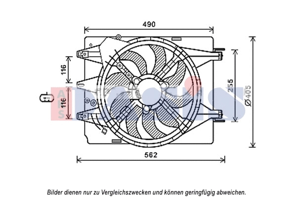 Fan, engine cooling (088101N)