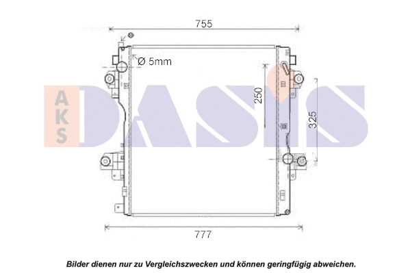 Radiator, engine cooling (210231N)