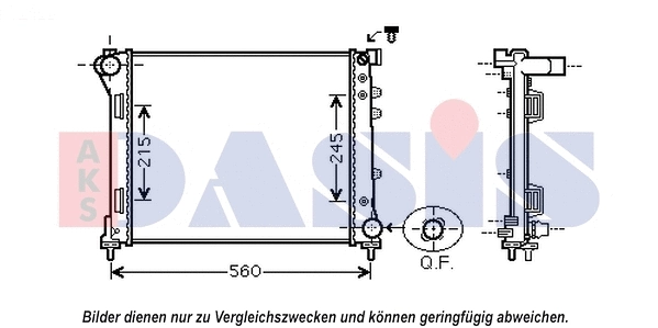 Radiator, engine cooling (080109N)