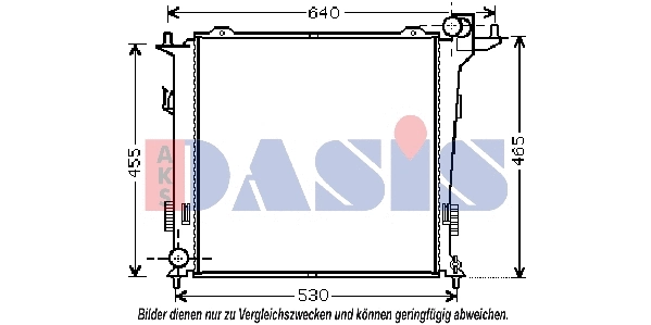 Radiator, engine cooling (560058N)
