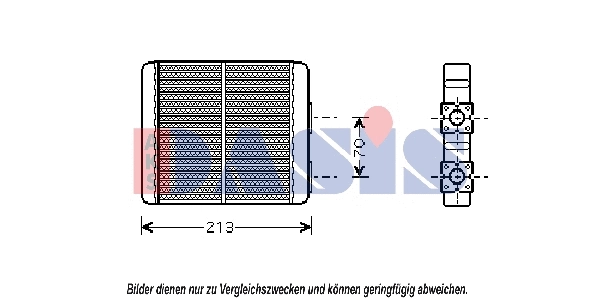 Heat Exchanger, interior heating (076001N)