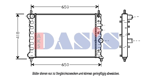 Radiator, engine cooling (300003N)