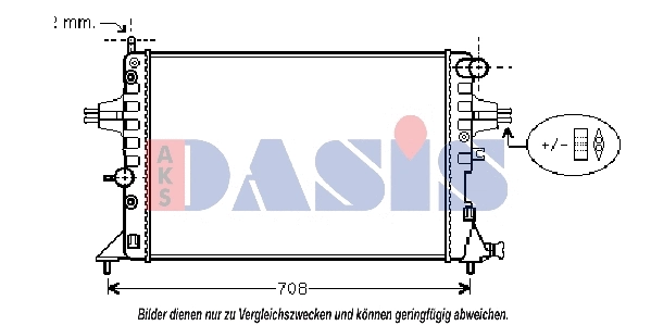 Radiator, engine cooling (151640N)