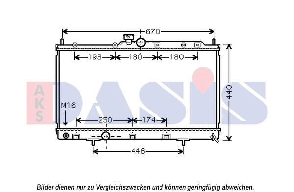 Radiator, engine cooling (140106N)