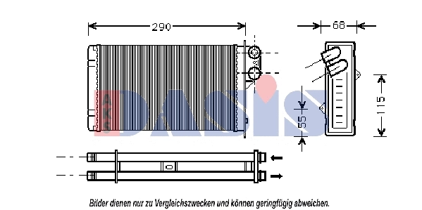 Heat Exchanger, interior heating (169100N)