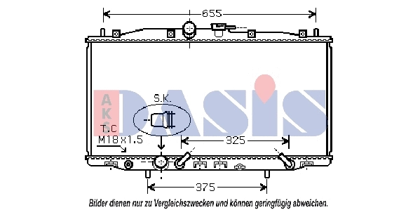 Radiator, engine cooling (100037N)