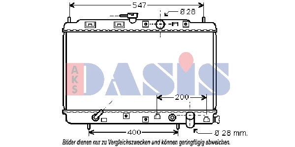 Radiator, engine cooling (100018N)