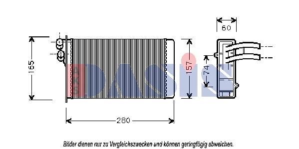 Heat Exchanger, interior heating (489001N)
