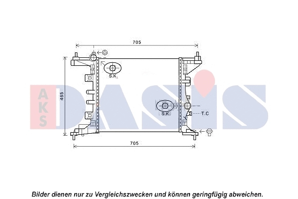 Radiator, engine cooling (150111N)