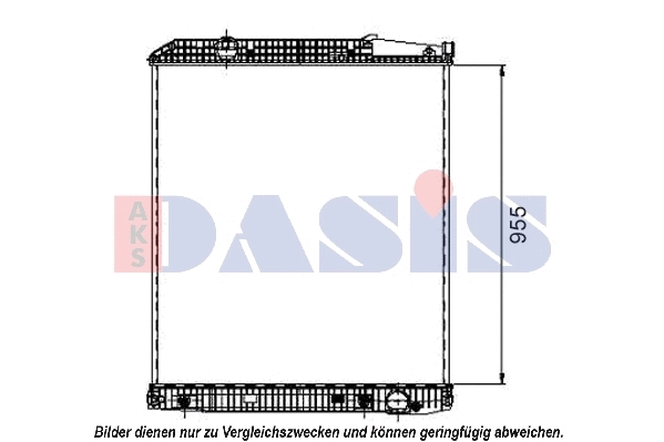 Radiator, engine cooling (132100S)