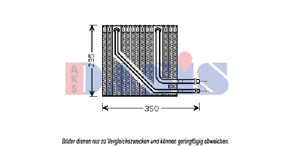 Evaporator, air conditioning (820319N)